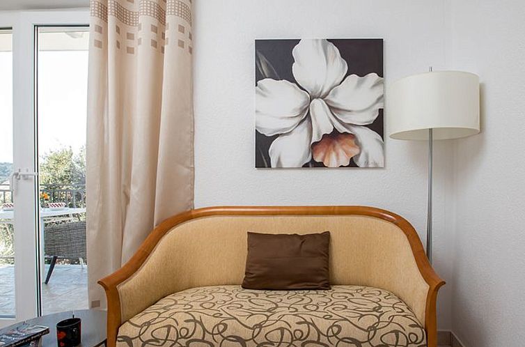 Appartement Mélanie C im ersten Stock einer Villa am Strand