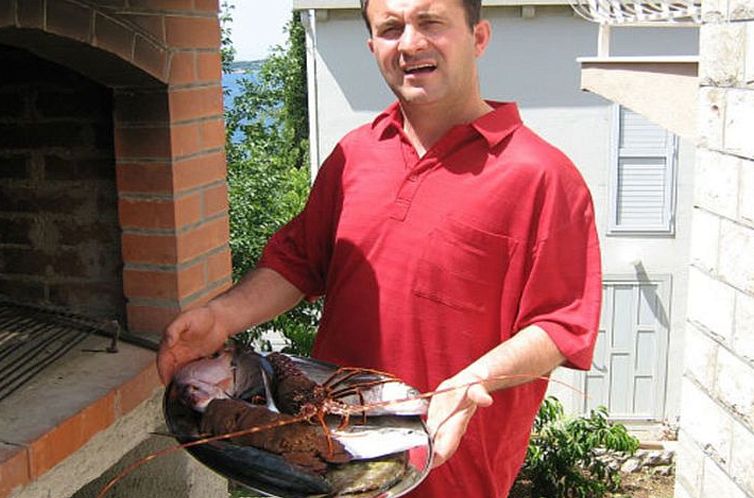 Appartement Mélanie C im ersten Stock einer Villa am Strand