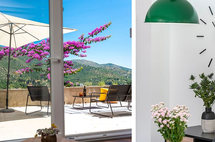 Vakantiehuis Moderne Villa mit Infinity-Pool und atemberaube