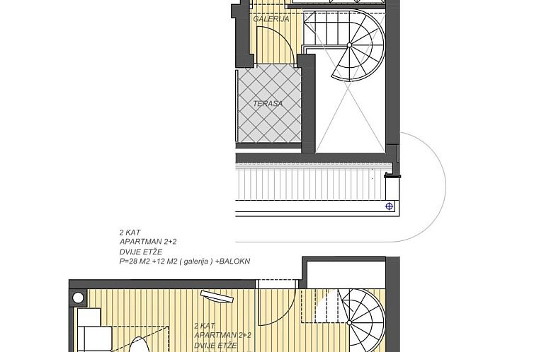 Appartement Wohnung Stadt A1