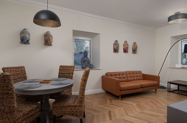 Vakantiehuis Suartini Viganj mit einem Jakuzzi