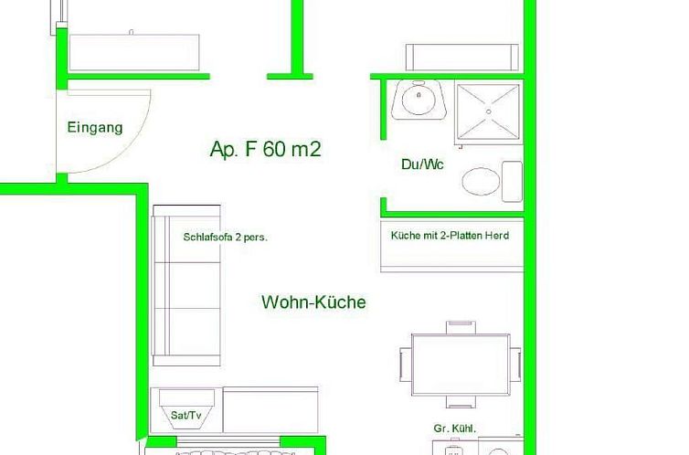Appartement Appartement in Stanići mit Grill