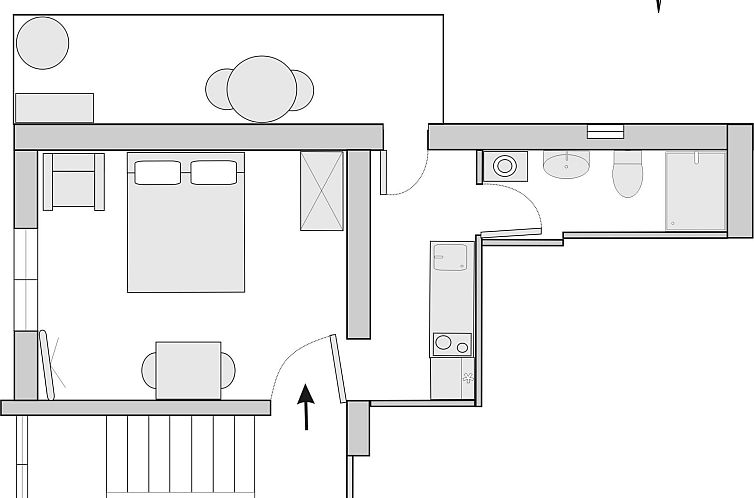 Appartement Komfortable Ferienunterkunft -A2 "Olivenbaum"