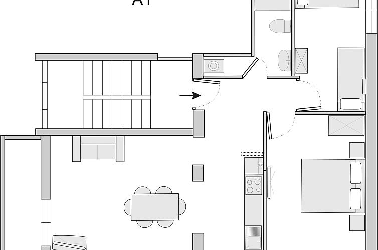Appartement Komfortable Ferienunterkunft - A1 "Sunset"
