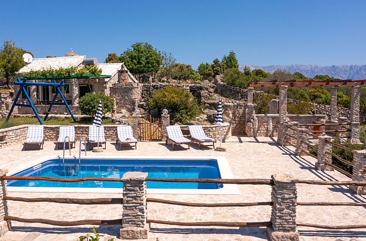 Vakantiehuis Ranch Visoka in Selca mit Panoramablick aufs Me