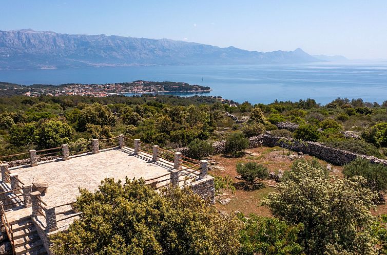 Vakantiehuis Ranch Visoka in Selca mit Panoramablick aufs Me