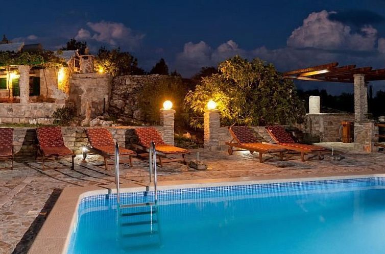 Vakantiehuis Ranch Visoka in Selca mit Panoramablick aufs Me