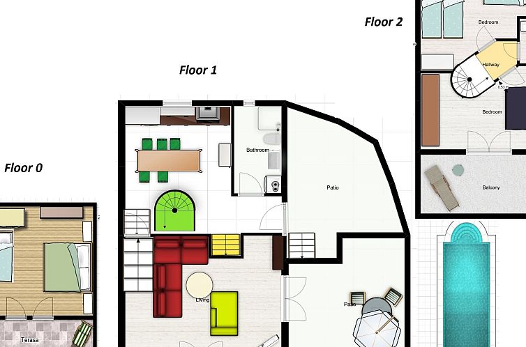Vakantiehuis Schönes Ferienhaus mit privatem Pool