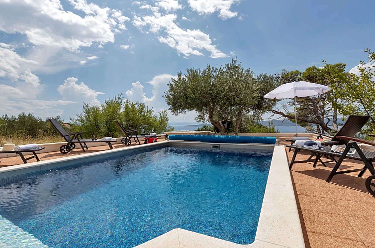 Appartement Villa Berulia in Brela - Meerblick