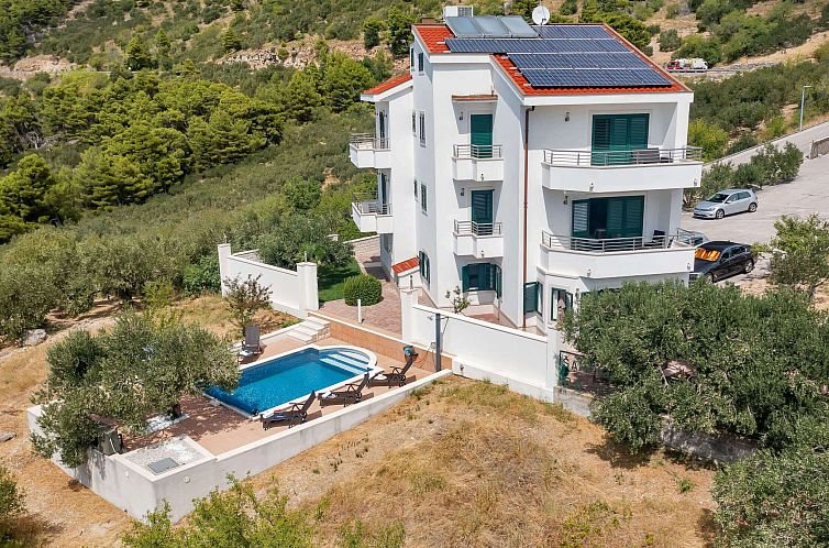 Appartement Villa Berulia in Brela - Meerblick