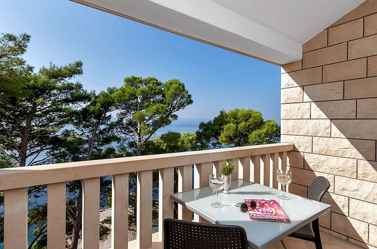 Appartement Pine Canopy Family Studio mit Balkon und Meerbli