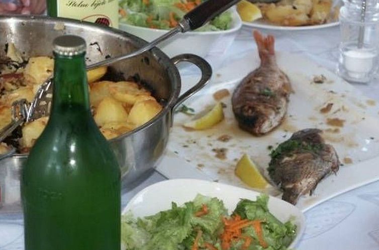 Appartement in Seget Donji mit Garten und Grill