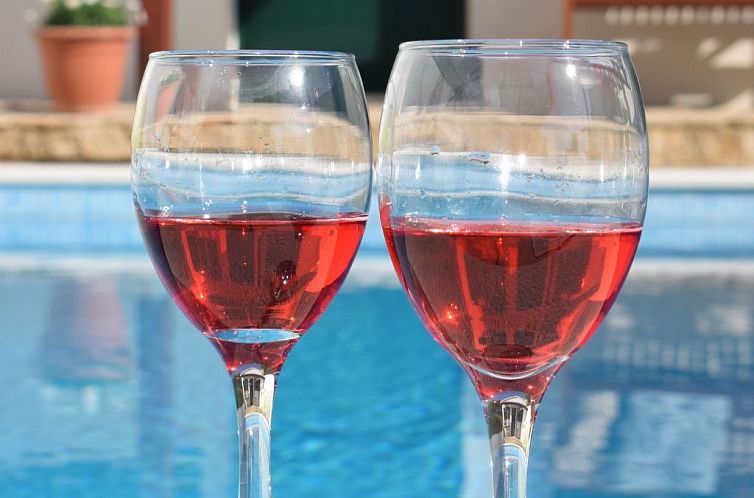 Vakantiehuis Ferienvilla mit Pool und Blick auf das Adriatis