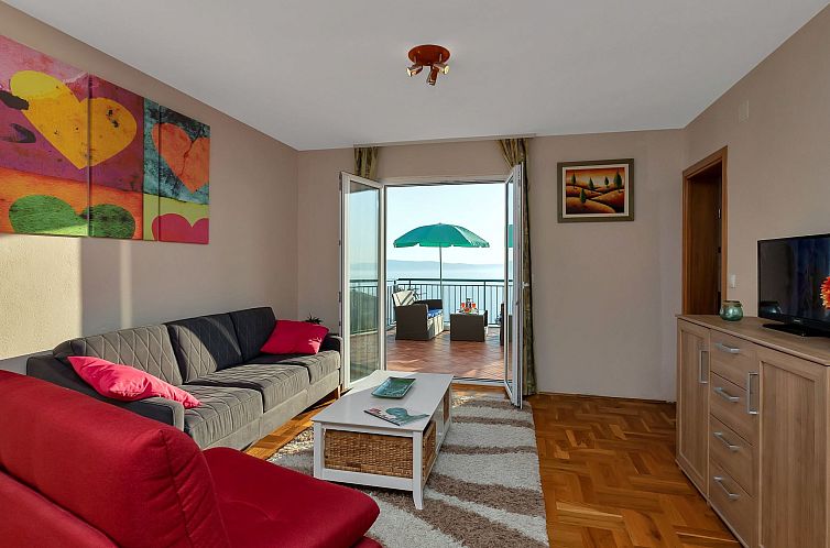 Vakantiehuis "Podgora" mit Blick auf das Wasser