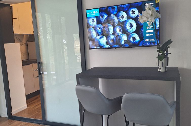 Appartement Studio für zwei Personen im Erdgeschoss