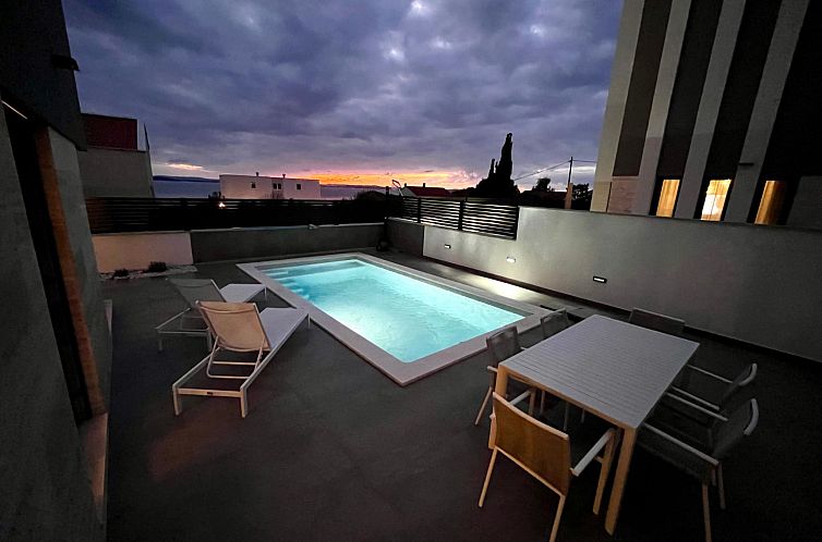 Vakantiehuis Oase mit Meerblick - Zadar Villa & Spa