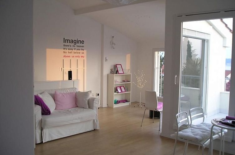 Vakantiehuis Traumhafte Villa Punta Skala mit 2 Terrassen