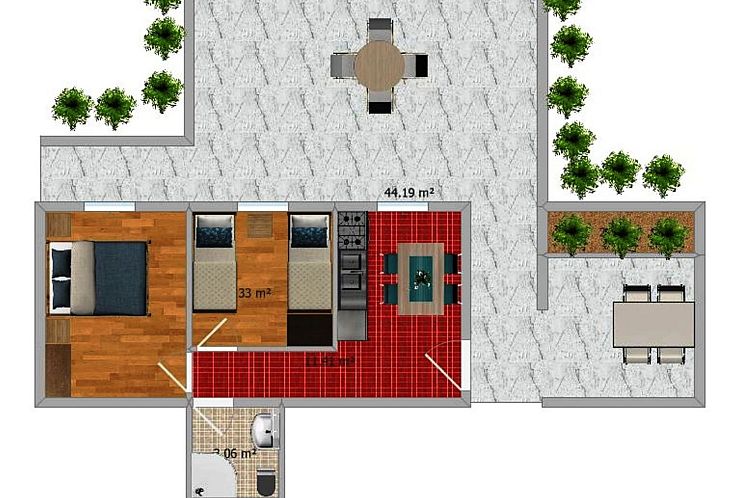 Appartement Wohnung "Ferienwohnungen Villa Vanja"