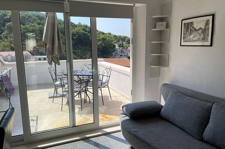 Appartement Hütte "Moj mir" mit Blick auf das Wasser