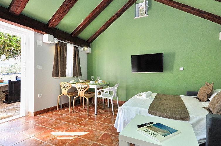 Vakantiehuis mit Terrasse und Pool in herrlicher Naturlandsc