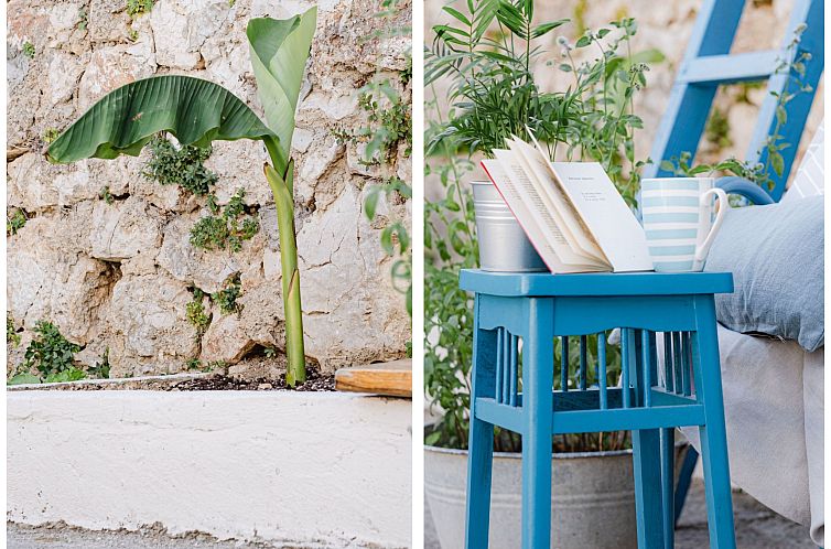 Vakantiehuis Mediterranes Haus mit privatem Garten und Pool