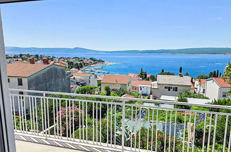 Appartement Wohnung in Selce für 6 Personen mit Meerblick