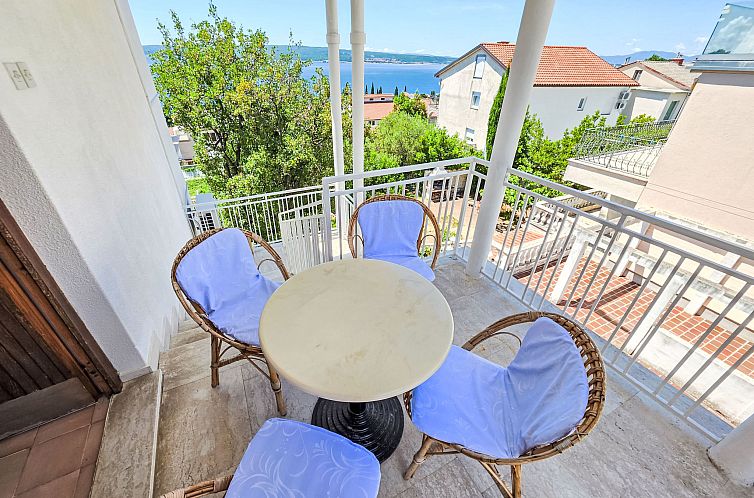 Appartement Wohnung in Selce für 6 Personen mit Meerblick