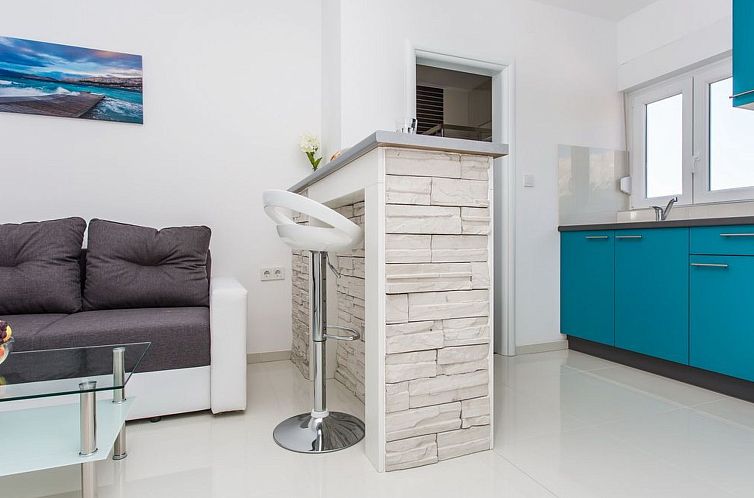 Appartement Nettes Appartement in Baška mit Eigenem Balkon