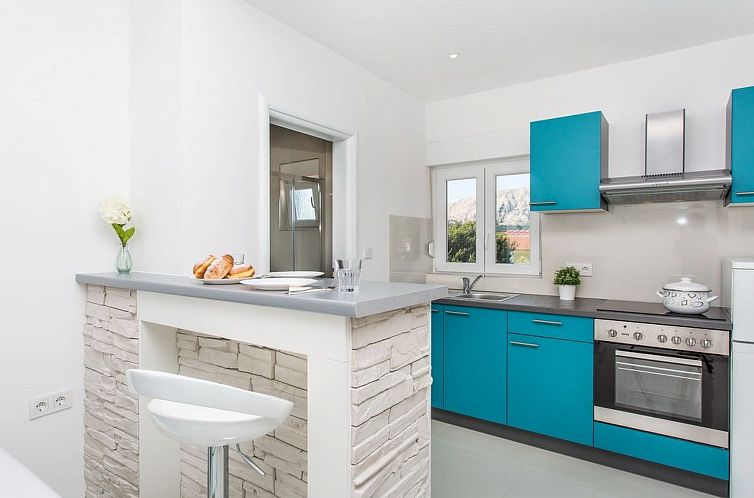 Appartement Nettes Appartement in Baška mit Eigenem Balkon