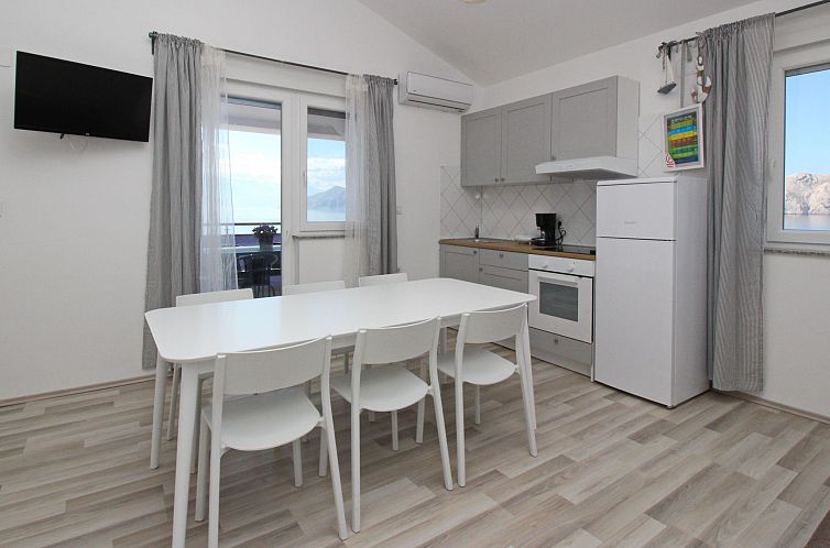 Appartement in Baška mit Eigenem Balkon