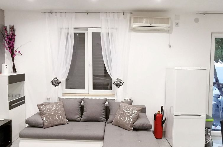 Appartement Charmante Ferienwohnung in Baška mit Eigener Te