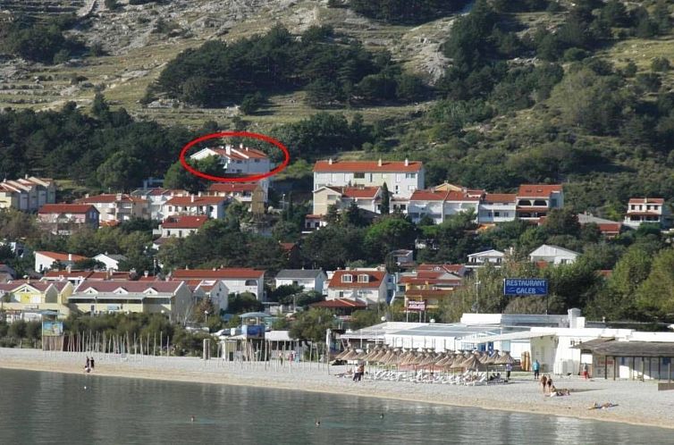 Appartement in Baška mit Eigenem Balkon und Meerblick