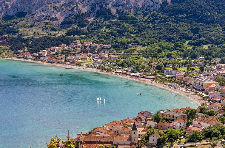 Appartement Charmante Wohnung in Baška mit Eigener Terrasse