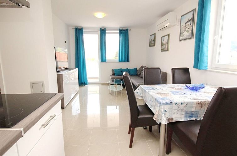Unterkunft 1043981 - Appartement Kvarner - Appartement Wohnung in Baška mit Eigenem Balkon