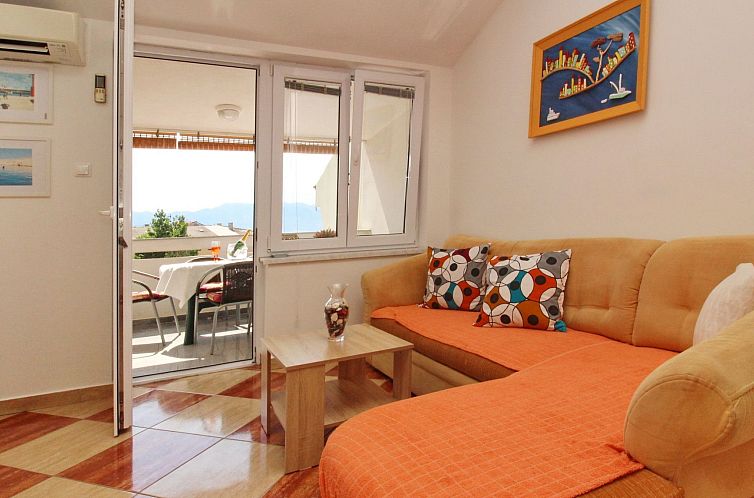 Appartement Charmante Ferienwohnung in Baška mit Eigenem Ba