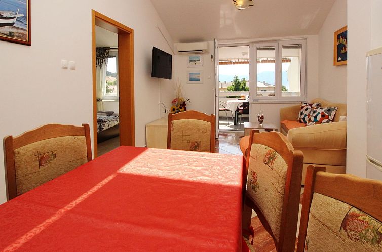 Appartement Charmante Ferienwohnung in Baška mit Eigenem Ba