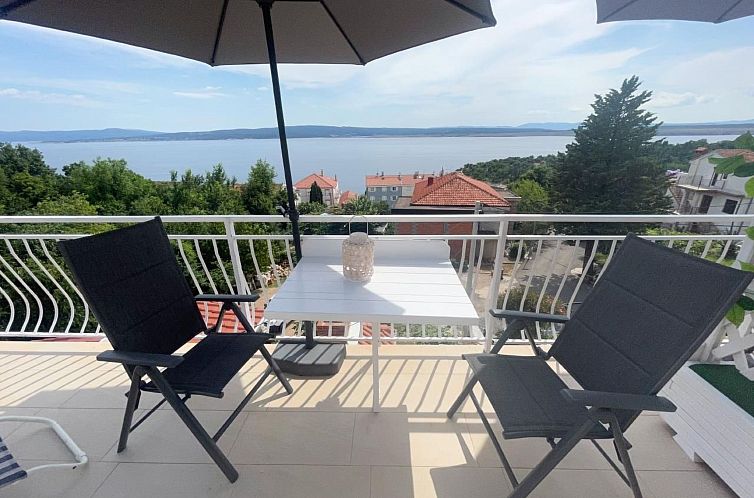 Appartement Wohnung in Dramalj und Meerblick