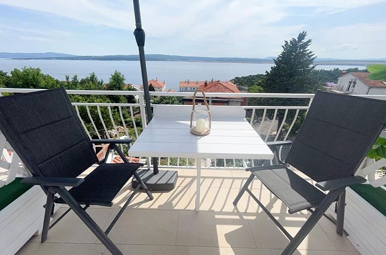 Appartement Wohnung in Dramalj und Meerblick