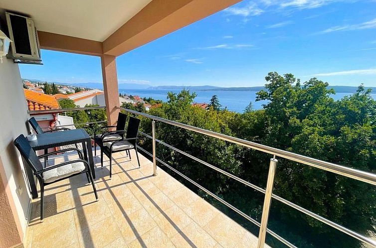 Appartement Wohnung in Dramalj mit Möbliertem Balkon