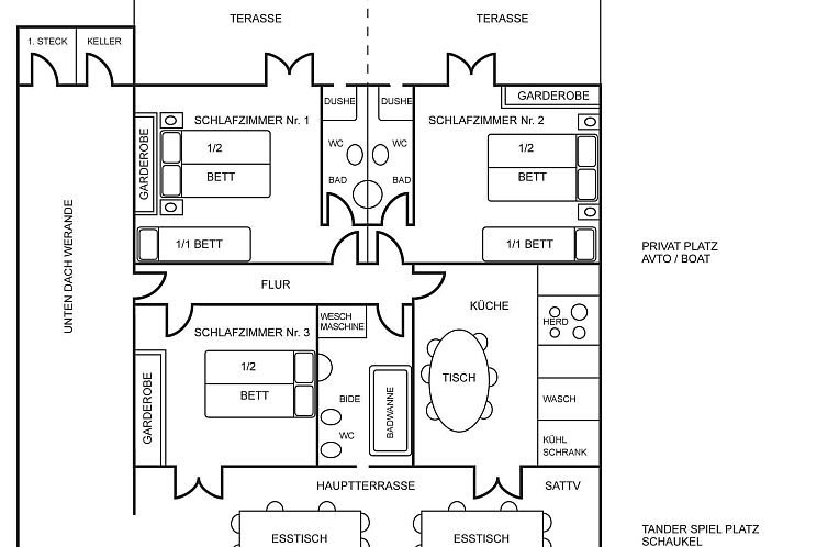 Appartement EG Marjetka bis 9
