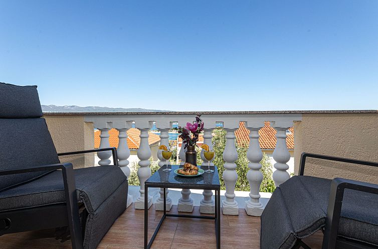 Appartement App mit Meerblick und Pool für 2-4 Personen