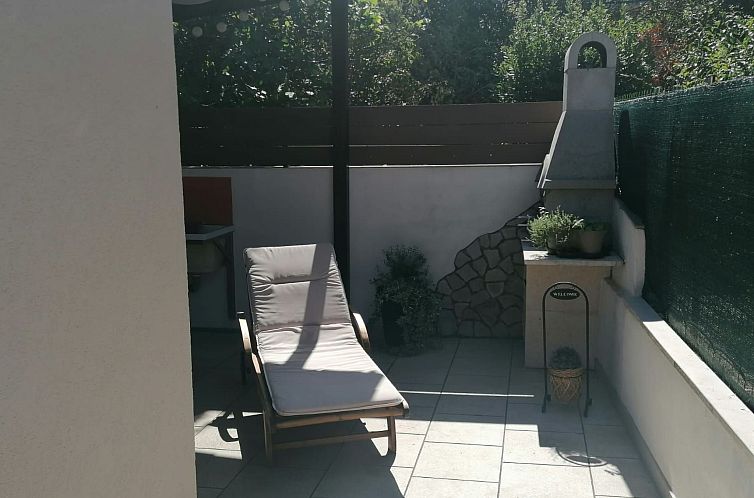 Vakantiehuis Strandnahes kleines Ferienhaus mit Terrasse