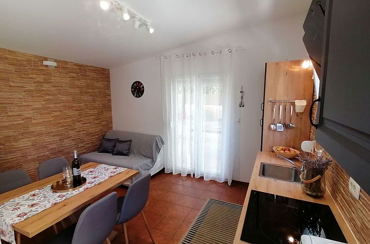 Vakantiehuis Strandnahes kleines Ferienhaus mit Terrasse