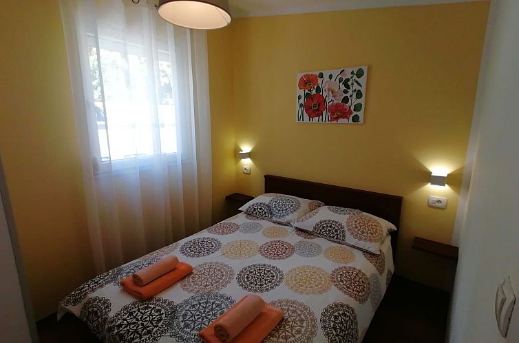 Vakantiehuis Strandnahes kleines Ferienhaus mit Terrasse