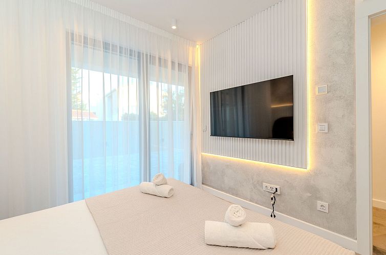 Appartement Zwei-Schlafzimmer-Wohnung Dantela mit privatem P