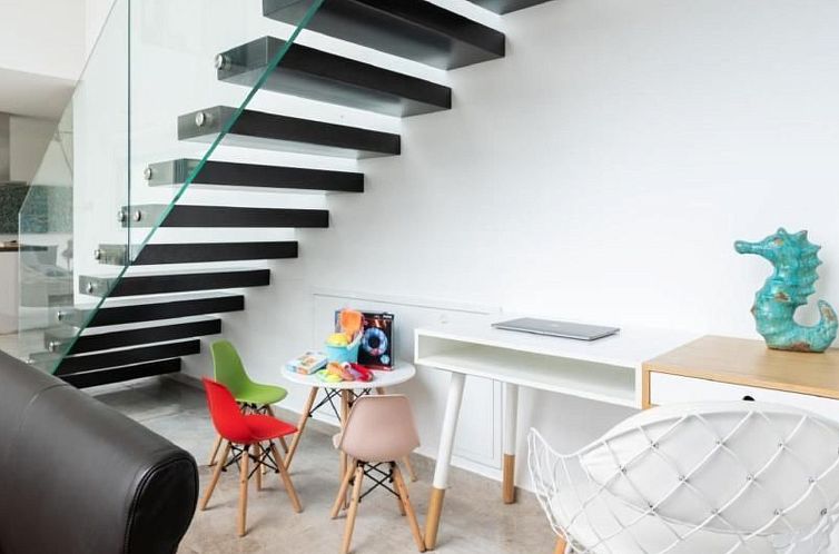 Vakantiehuis Designferienhaus mit Hot Tub