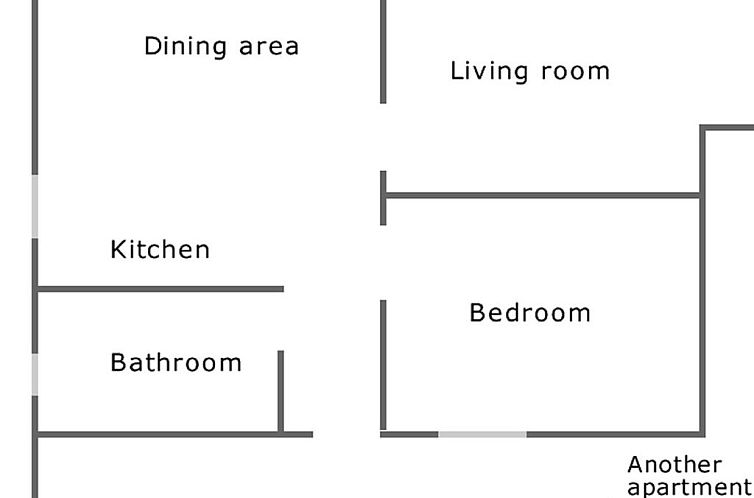 Appartement The Blue Line Ferienwohnung mit Balkon