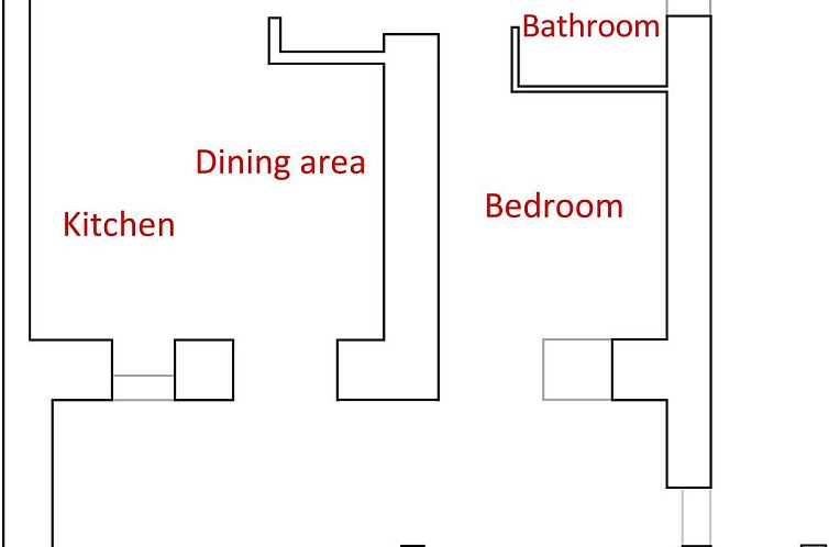 Appartement mit Blick auf das Wasser