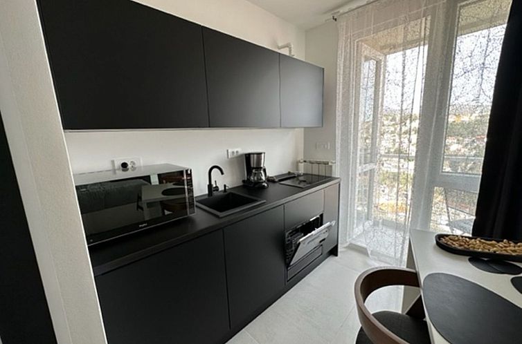 Appartement Fiorino Apartment-Studio Rijeka mit Balkon