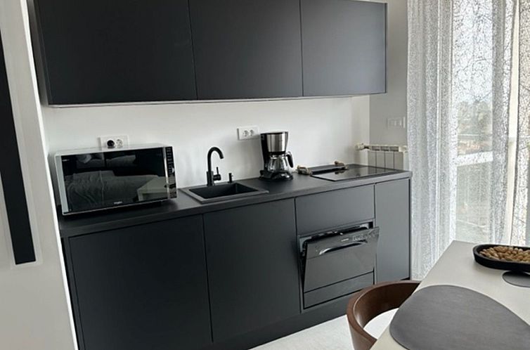 Appartement Fiorino Apartment-Studio Rijeka mit Balkon